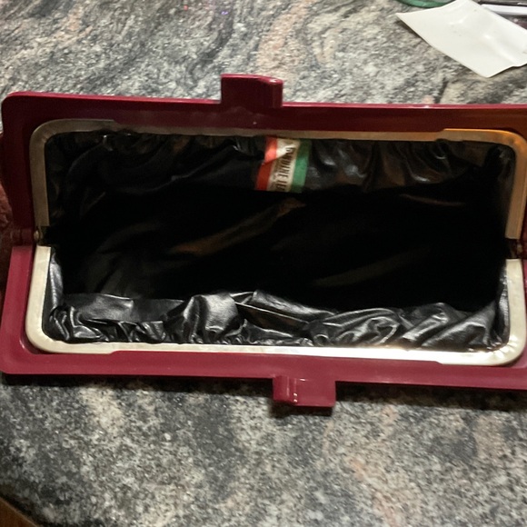 Chic Maroon Clutch - Picture 5 of 5